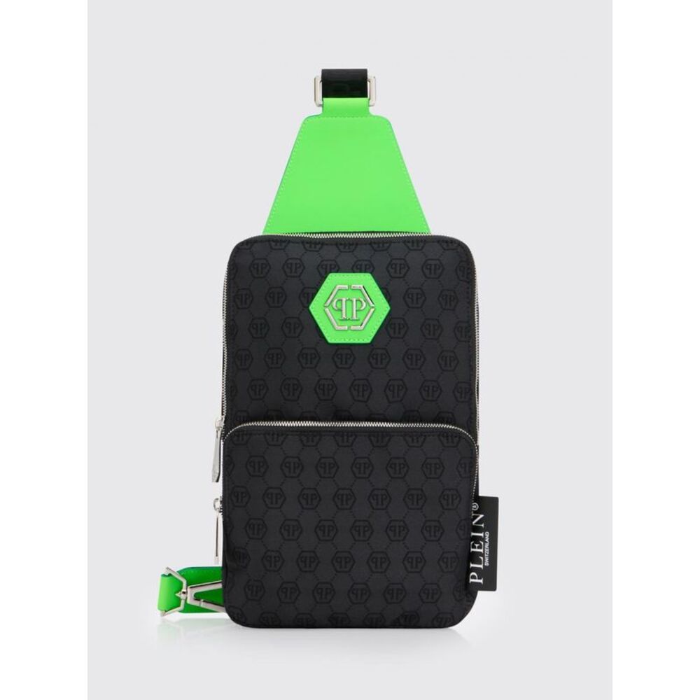 Philipp Plein Men Philipp Plein Nylon Bag With Jacquard Logo